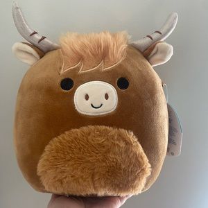 NWT 8” Calton the Highland Cow Squishmallow